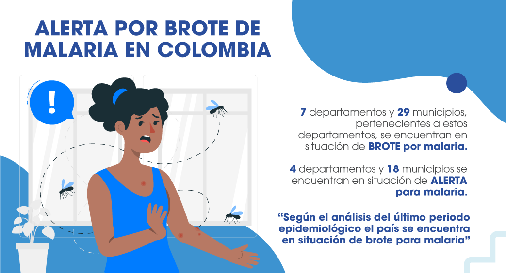 Alerta por Brote de malaria en Colombia